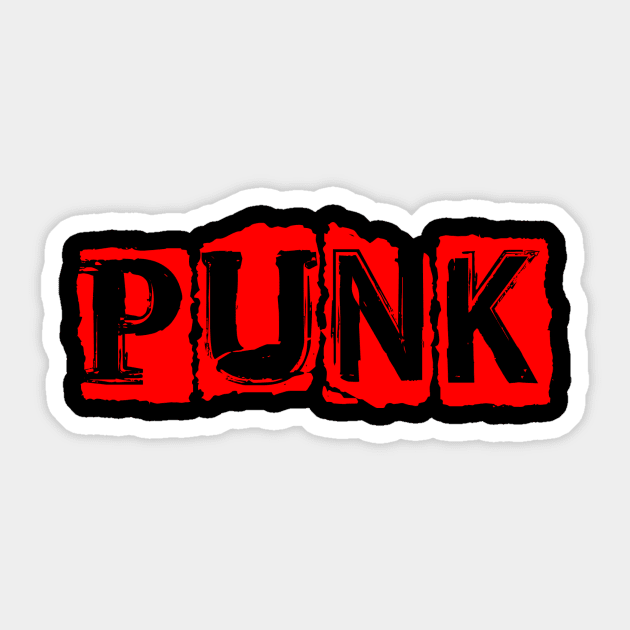 Punk Sticker by Ramone1234